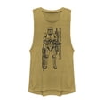 thumbnail image 1 of Junior's Star Wars: The Rise of Skywalker First Order Sith Trooper  Festival Muscle Graphic Tee Gold Heather X Large, 1 of 3
