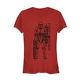 thumbnail image 1 of Junior's Star Wars: The Rise of Skywalker First Order Sith Trooper  Graphic Tee Red Large, 1 of 2