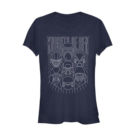 Junior's Star Wars: The Rise of Skywalker Knights of Ren Streak Graphic Tee Navy Blue Medium