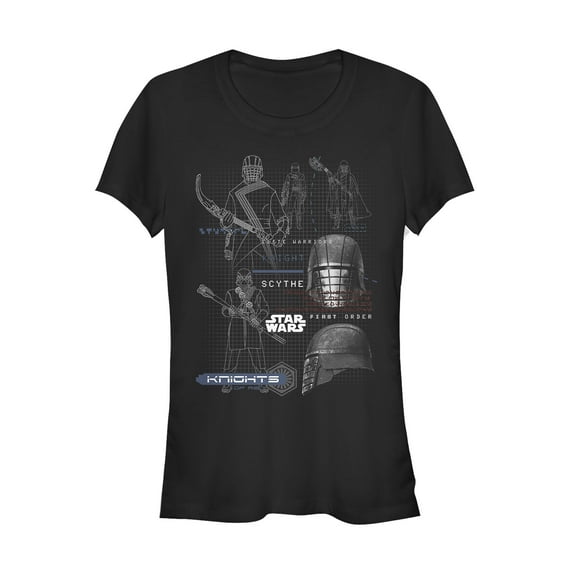 Junior's Star Wars: The Rise of Skywalker Knights of Ren Warrior Graphic Tee Black Medium