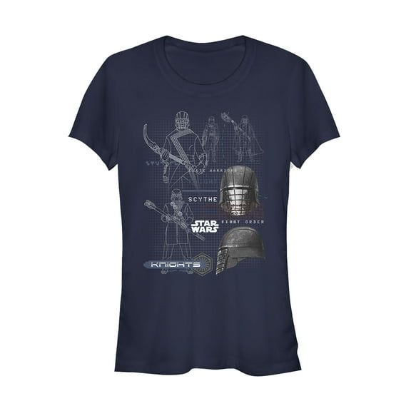 Junior's Star Wars: The Rise of Skywalker Knights of Ren Warrior  Graphic Tee Navy Blue Large