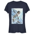 thumbnail image 1 of Junior's Star Wars: The Rise of Skywalker Rey Poster  Graphic Tee Navy Blue Large, 1 of 2