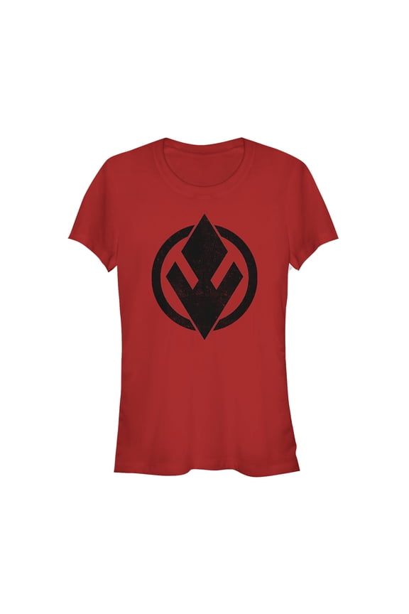 Junior's Star Wars: The Rise of Skywalker Sith Trooper Logo Graphic Tee Red Medium
