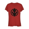 thumbnail image 1 of Junior's Star Wars: The Rise of Skywalker Sith Trooper Logo  Graphic Tee Red X Large, 1 of 2