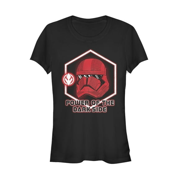 Junior's Star Wars: The Rise of Skywalker Sith Trooper Power  Graphic Tee Black X Large