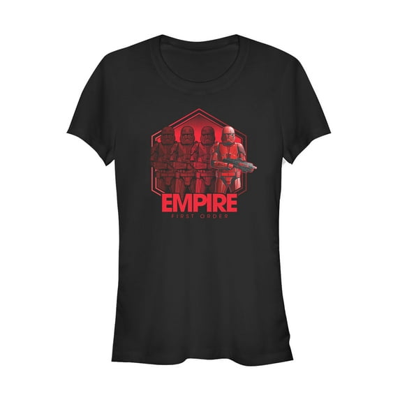 Junior's Star Wars: The Rise of Skywalker Sith Trooper Reflection Graphic Tee Black 2X Large