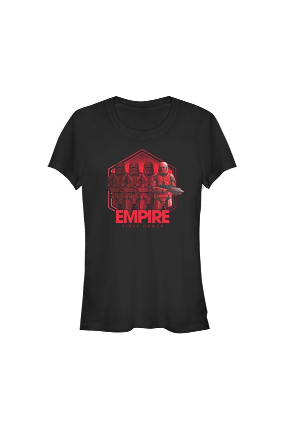 Junior's Star Wars: The Rise of Skywalker Sith Trooper Reflection Graphic Tee Black 2X Large