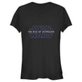 thumbnail image 1 of Junior's Star Wars: The Rise of Skywalker Starry Logo Graphic Tee Black X Large, 1 of 2