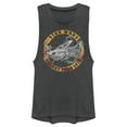 thumbnail image 1 of Junior's Star Wars: The Rise of Skywalker Vintage Galaxy Tour  Festival Muscle Graphic Tee Charcoal Small, 1 of 3