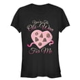 thumbnail image 1 of Junior's Star Wars Valentine You're the Obiwan For Me  Graphic Tee Black Medium, 1 of 2