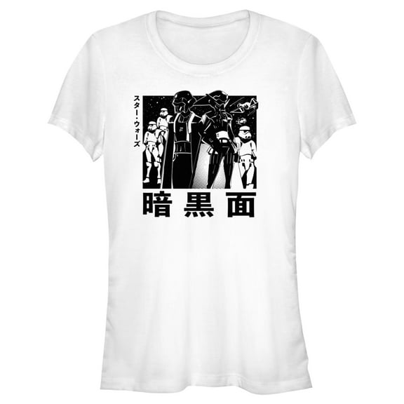 Junior's Star Wars: Visions Dark Side Anime Graphic Tee White X Large