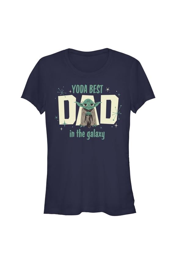 Junior's Star Wars Yoda Best Dad in the Galaxy Graphic T-Shirt