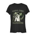 thumbnail image 1 of Junior's Star Wars Yoda Best Daughter  Graphic Tee Black Medium, 1 of 2