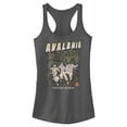 thumbnail image 1 of Junior's Strange World Avalonia Venture Beyond Racerback Tank Top Charcoal Large, 1 of 4