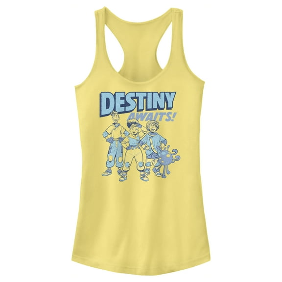 Junior's Strange World Destiny Awaits  Racerback Tank Top Banana Large