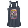 thumbnail image 1 of Junior's Strange World Let's Go Make History Racerback Tank Top Indigo 2X Large, 1 of 4