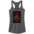 thumbnail image 1 of Netflix Junior's Stranger Things Caution Creel House Rift Poster Racerback Tank Top Charcoal / Creel Large, 1 of 4