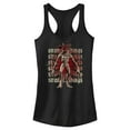 thumbnail image 1 of Netflix Junior's Stranger Things Demogorgon Monster Logo Stacked Racerback Tank Top Black Medium, 1 of 5