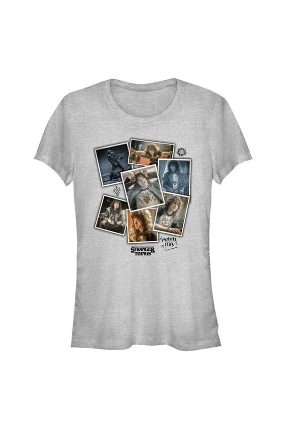 Netflix Junior's Stranger Things Eddie Munson Photo Dump Graphic T-Shirt