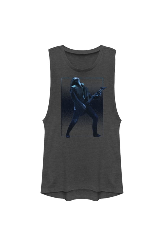 Netflix Junior's Stranger Things Eddie Munson and His Guitar Festival Muscle Graphic T-Shirt