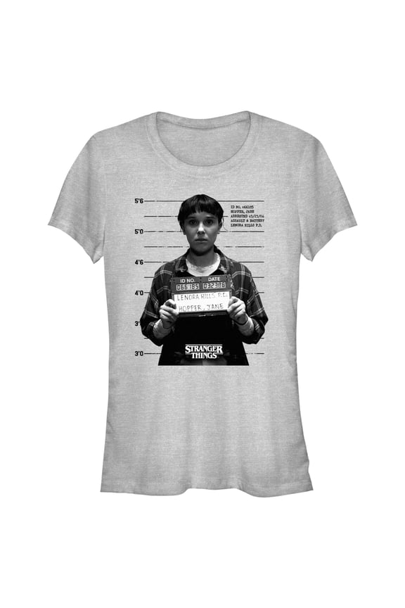 Netflix Junior's Stranger Things Eleven Mugshot Graphic T-Shirt