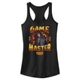 thumbnail image 1 of Netflix Junior's Stranger Things Game Master Eddie Munson Racerback Tank Top Black Small, 1 of 5
