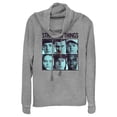 thumbnail image 1 of Netflix Junior's Stranger Things Gang Bleeding Nose Stacked Cowl Neck Sweatshirt Gray Heather X Small, 1 of 4