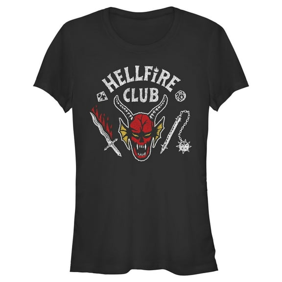 Netflix Junior's Stranger Things Hellfire Club Costume Graphic T-Shirt
