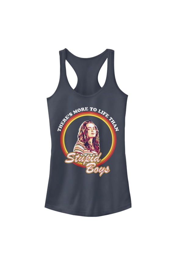 Netflix Junior's Stranger Things Max More to Life than Netflix Boy's Racerback Tank Top Indigo Small