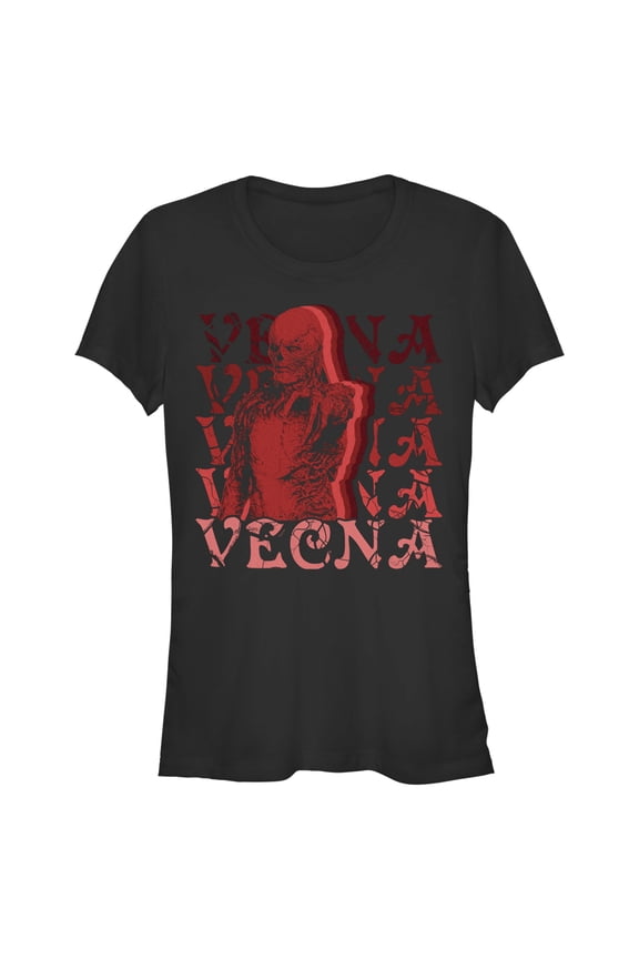 Netflix Junior's Stranger Things Red Vecna Stacked Graphic T-Shirt