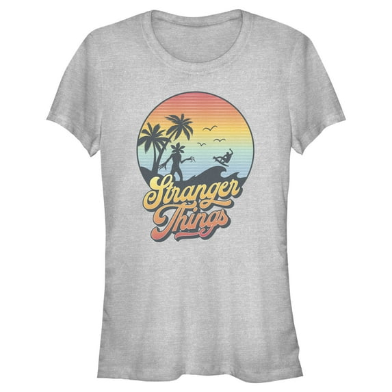 Netflix Junior's Stranger Things Retro Demogorgon at the Beach Graphic T-Shirt