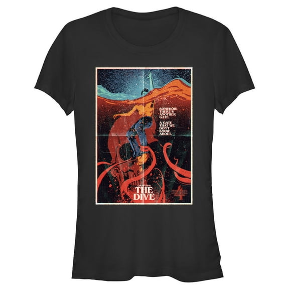 Netflix Junior's Stranger Things Retro The Dive Poster Graphic T-Shirt