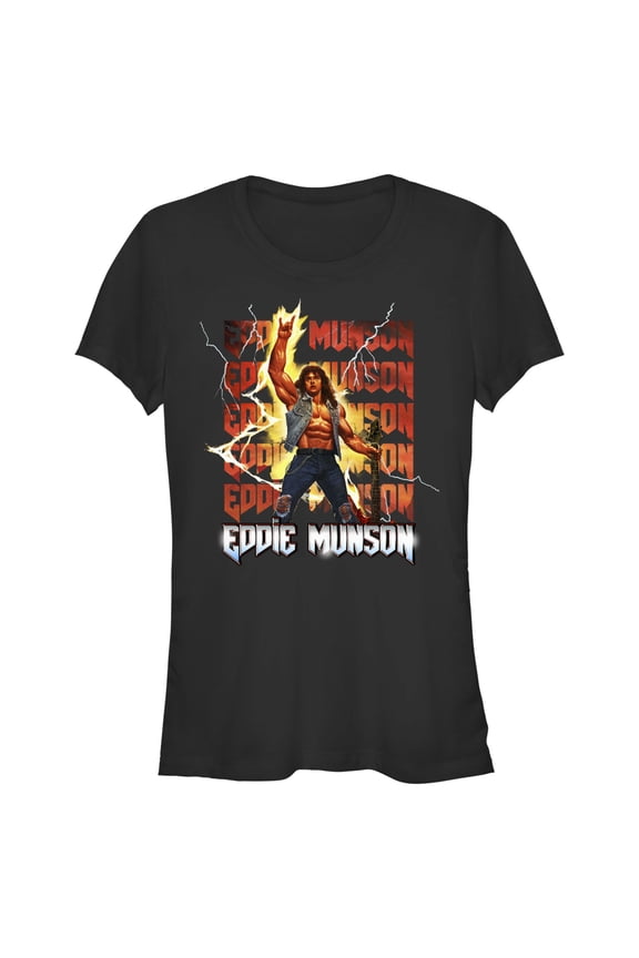 Netflix Junior's Stranger Things Rockstar Eddie Munson Graphic T-Shirt