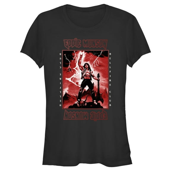 Netflix Junior's Stranger Things Rockstar From Hellfire Club Eddie Munson Graphic T-Shirt