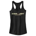 thumbnail image 1 of Netflix Junior's Stranger Things Scoops Ahoy Nautical Logo Racerback Tank Top Black 2X Large, 1 of 4