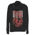 thumbnail image 1 of Netflix Junior's Stranger Things Scoops Troop Character Pose Cowl Neck Sweatshirt Black 4X Large, 1 of 3