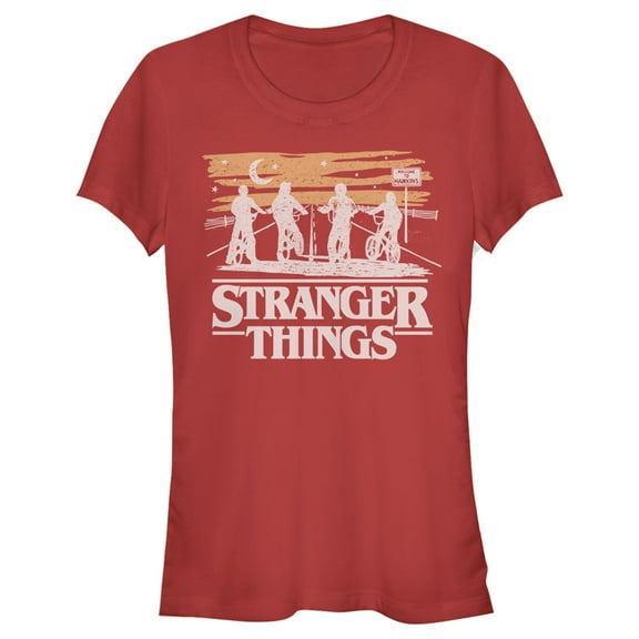 Netflix Junior's Stranger Things Starry Bike Ride Graphic T-Shirt