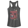 thumbnail image 1 of Netflix Junior's Stranger Things The Gang Cartoon Logo Racerback Tank Top Charcoal X Small, 1 of 4