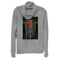 thumbnail image 1 of Netflix Junior's Stranger Things The Lab Rift Eleven Poster Cowl Neck Sweatshirt Gray Heather Large, 1 of 4