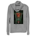 thumbnail image 1 of Netflix Junior's Stranger Things The Lab Rift Eleven Poster Cowl Neck Sweatshirt Gray Heather X Small, 1 of 4