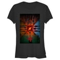 thumbnail image 1 of Netflix Junior's Stranger Things The Rift Has Many DiNetflix Men'sions Poster Graphic T-Shirt, 1 of 3