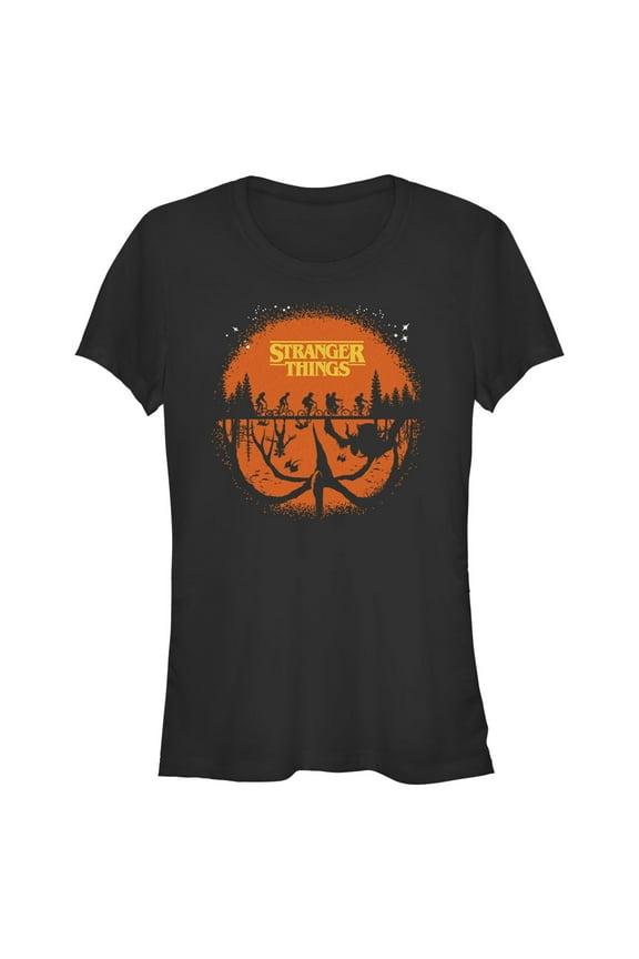 Netflix Junior's Stranger Things Two Planes Collide Graphic T-Shirt
