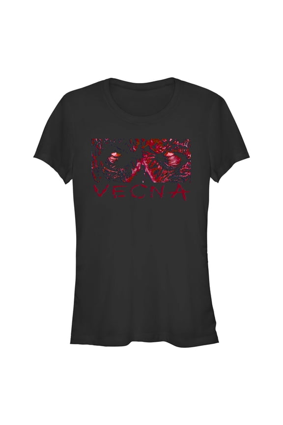 Netflix Junior's Stranger Things Vecna Dark Stare Eye Shot Graphic T-Shirt