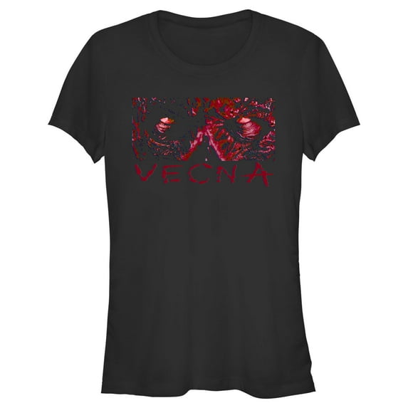 Netflix Junior's Stranger Things Vecna Dark Stare Eye Shot Graphic T-Shirt