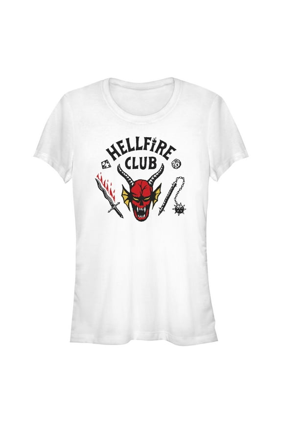 Netflix Junior's Stranger Things Welcome to the Hellfire Club Graphic T-Shirt