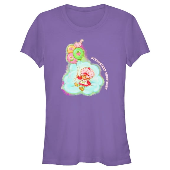 Junior's Strawberry Shortcake Balloon Cloud  Graphic T-Shirt