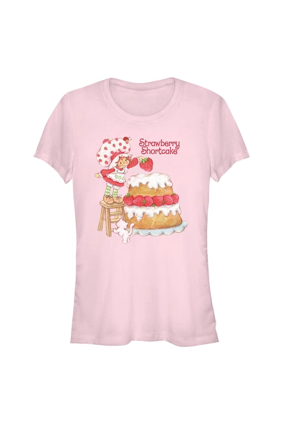 Junior's Strawberry Shortcake Sweet Cake Graphic T-Shirt
