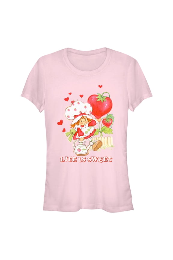 Junior's Strawberry Shortcake Sweet Shortcake Graphic T-Shirt