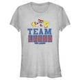 thumbnail image 1 of Junior's Ted Lasso Tea Time  Graphic Tee Athletic Heather Medium, 1 of 3
