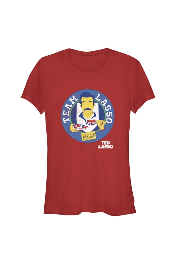 Junior's Ted Lasso Team Believe Graphic Tee Red Large